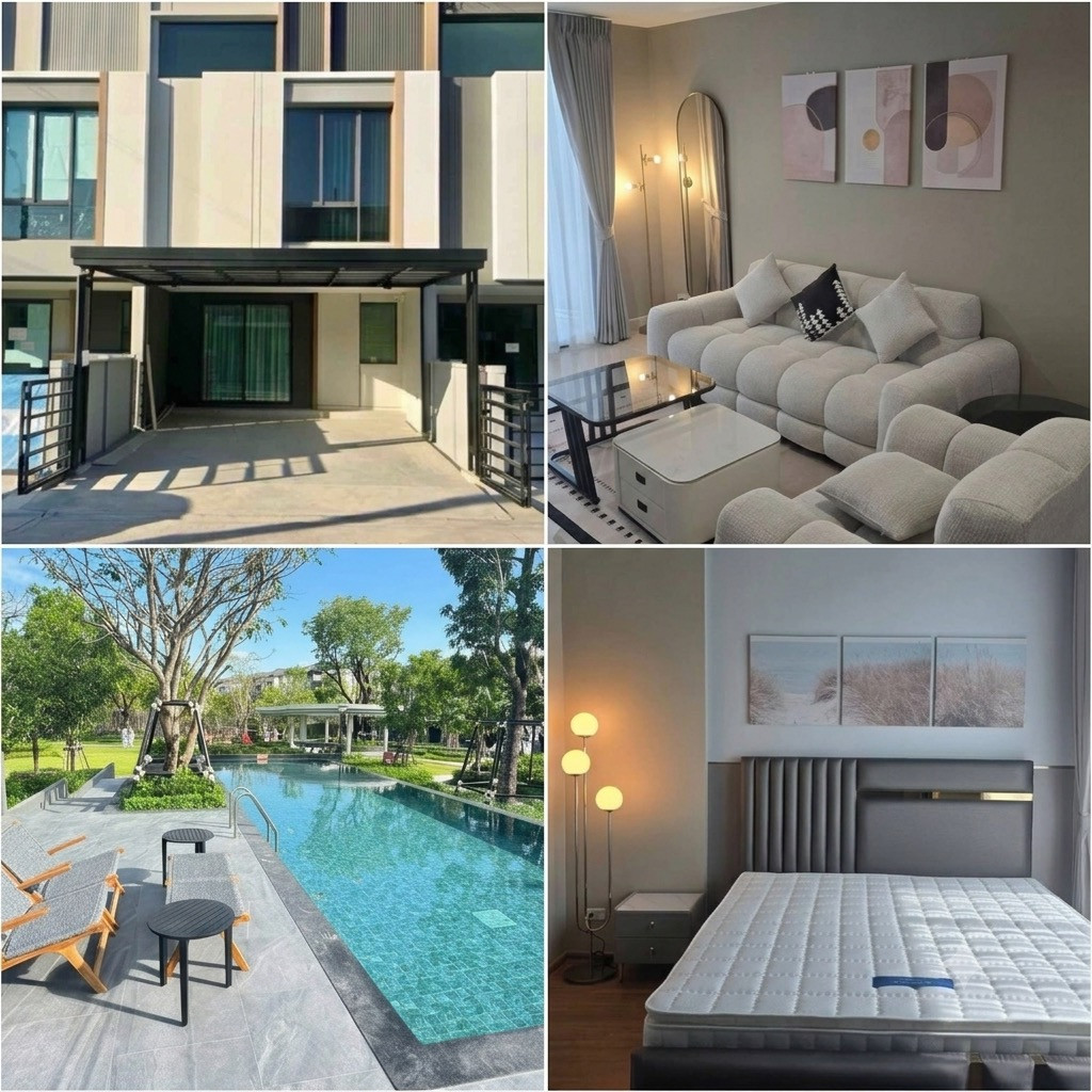 🌟Townhome for Rent: Pleno Sukhumvit Bangna 4 brand-new 3 bedrooms 3 bathrooms beautifully designed in a modern loft style.💥Rental Fee: 52,000 THB/month. 🌟Townhome for Rent: Pleno Sukhumvit Bangna 4 brand-new 3 bedrooms 3 bathrooms beautifully designed in a modern loft style.💥Rental Fee: 52,000 THB/month.