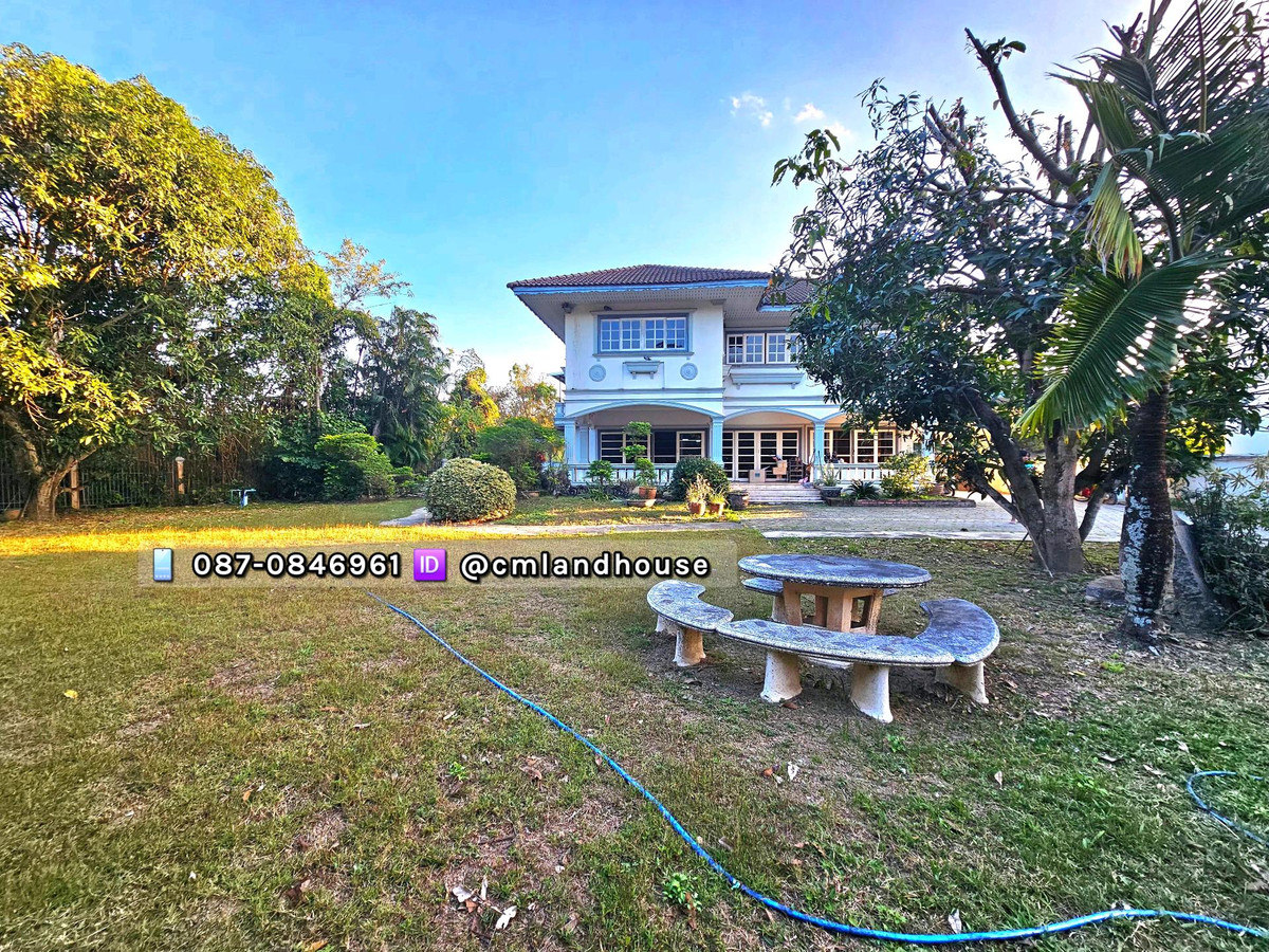 บ้านหลังใหญ่ เนื้อที่เกือบไร่ ใจกลางเมือง กลางย่านธุรกิจท่องเที่ยว หน้าโรงพยาบาลสวนดอก ใกล้วัดเจ็ดยอด ใกล้นิมมานเหมินทร์ ใกล้มหาวิทยาลัยเชียงใหม่ 🔆เฉพาะที่ดินก็คุ้มแล้ว ขายถูกกว่าราคาที่ดินเปล่า – รูปที่ 3