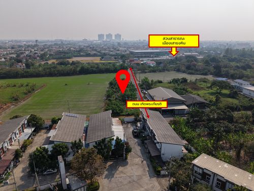 An opportunity for the future! For sale: Filled vacant land, 2 Ngan, located in the heart of the community at Bang Yai City, adjacent to a concrete road, near the newly developed Sao Thong Hin Public Park. Priced below market value 
