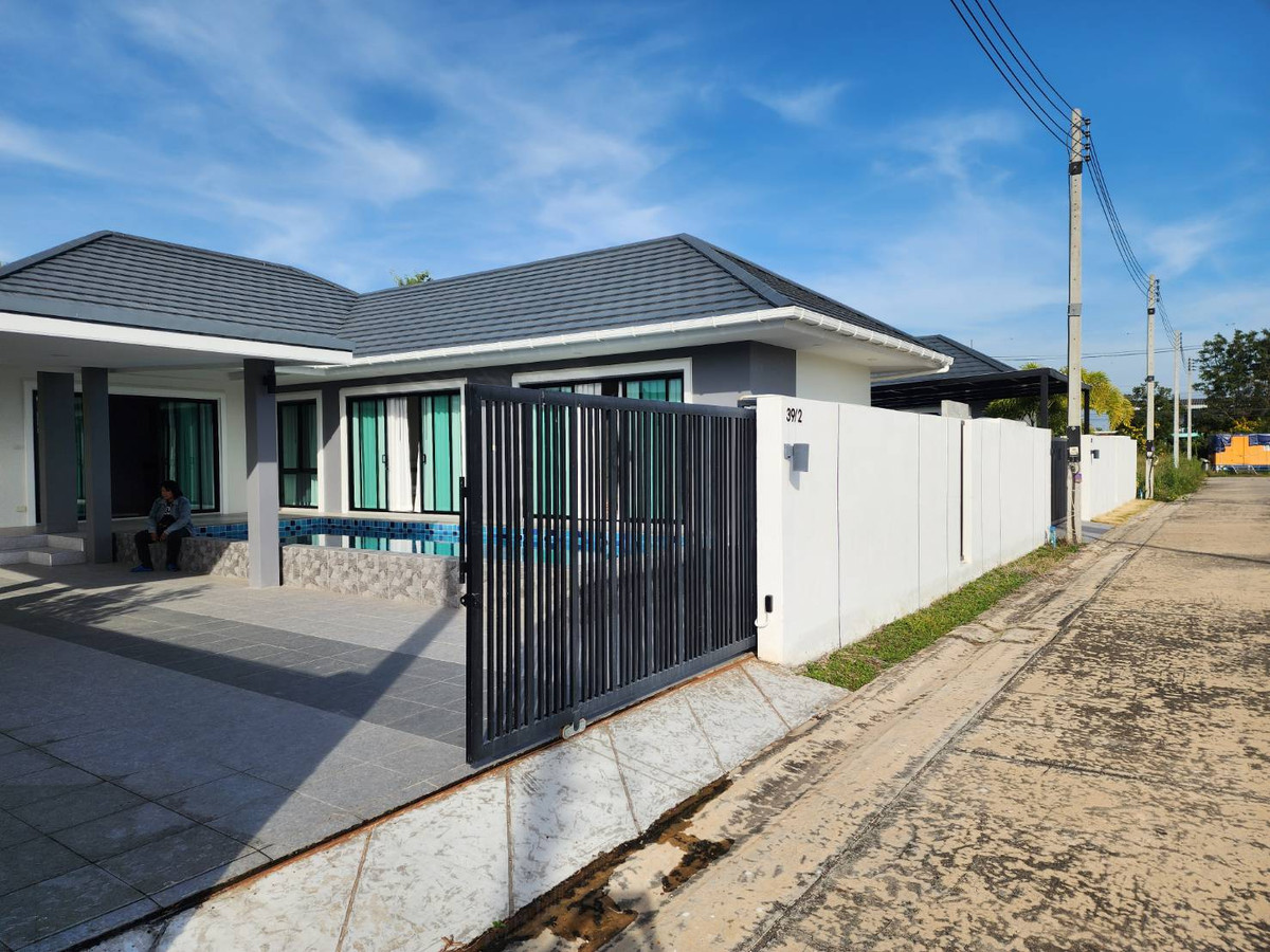 ✨ ขาย บ้านพักตากากาศ+ใกล้หาดชะอำ บ้านเดี่ยว 3 นอน 3 น้ำ 1 ชั้น 80 ตรว โครงการ Pool villa Hu Guh home ชะอำ 🏡💖 – รูปที่ 2