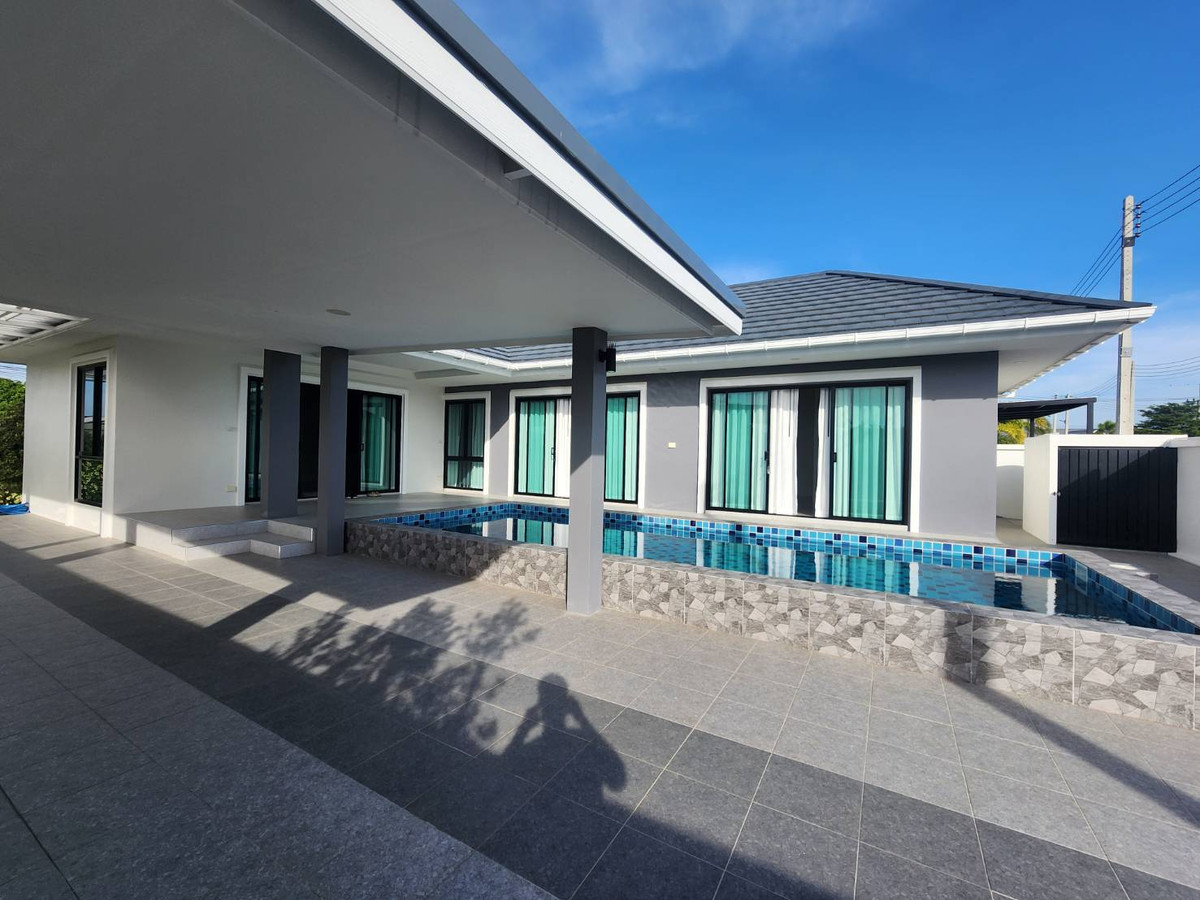 ✨ Vacation home for sale + near Cha-am beach, detached house, 3 bedrooms, 3 bathrooms, 1 floor, 80 sq m, Pool villa Hu Guh home project, Cha-am 🏡💖 ✨ Vacation home for sale + near Cha-am beach, detached house, 3 bedrooms, 3 bathrooms, 1 floor, 80 sq m, Pool villa Hu Guh home project, Cha-am 🏡💖
