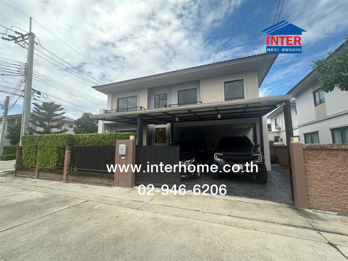 บ้านเดี่ยว 2 ชั้น 54.6 ตร.ว. เดอะ แพลนท์ บางนา-วงแหวน ใกล้ปั้มน้ำมันบางจาก สาขาสุขาภิบาล2 ถนนกาญจนาภิเษก ถนนลาดกระบัง (ถนนสุขาภิบาล2) บางพลี สมุทรปราการ