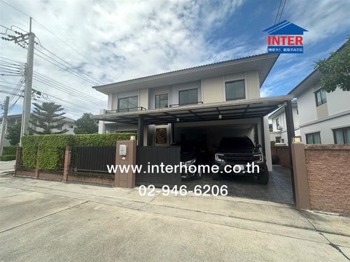 2-story detached house, 54.6 sq m., The Plant Bangna-Wongwaen, near Bang Chak gas station. Sukhaphiban 2 Branch Kanchanaphisek Road, Lat Krabang Road (Sukapiban 2 Road), Bang Phli, Samut Prakan