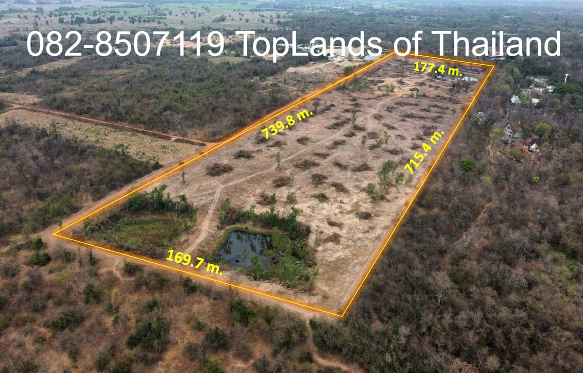 ขาย ที่ดิน อ.เมืองลำปาง ถนน 1036 (เหมาะสร้างหมู่บ้านจัดสรร) เนื้อที่ 74 ไร่ รูปสี่เหลี่ยมผืนผ้าสวยงาม – รูปที่ 3