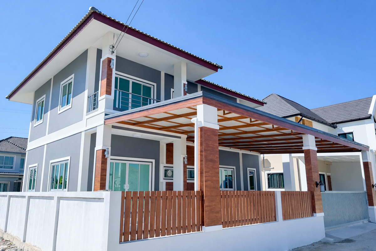 Single house for sale, ready to move in Near the mall-hospital-university Completed at San Sai, Chiang Mai. Single house for sale, ready to move in Near the mall-hospital-university Completed at San Sai, Chiang Mai.