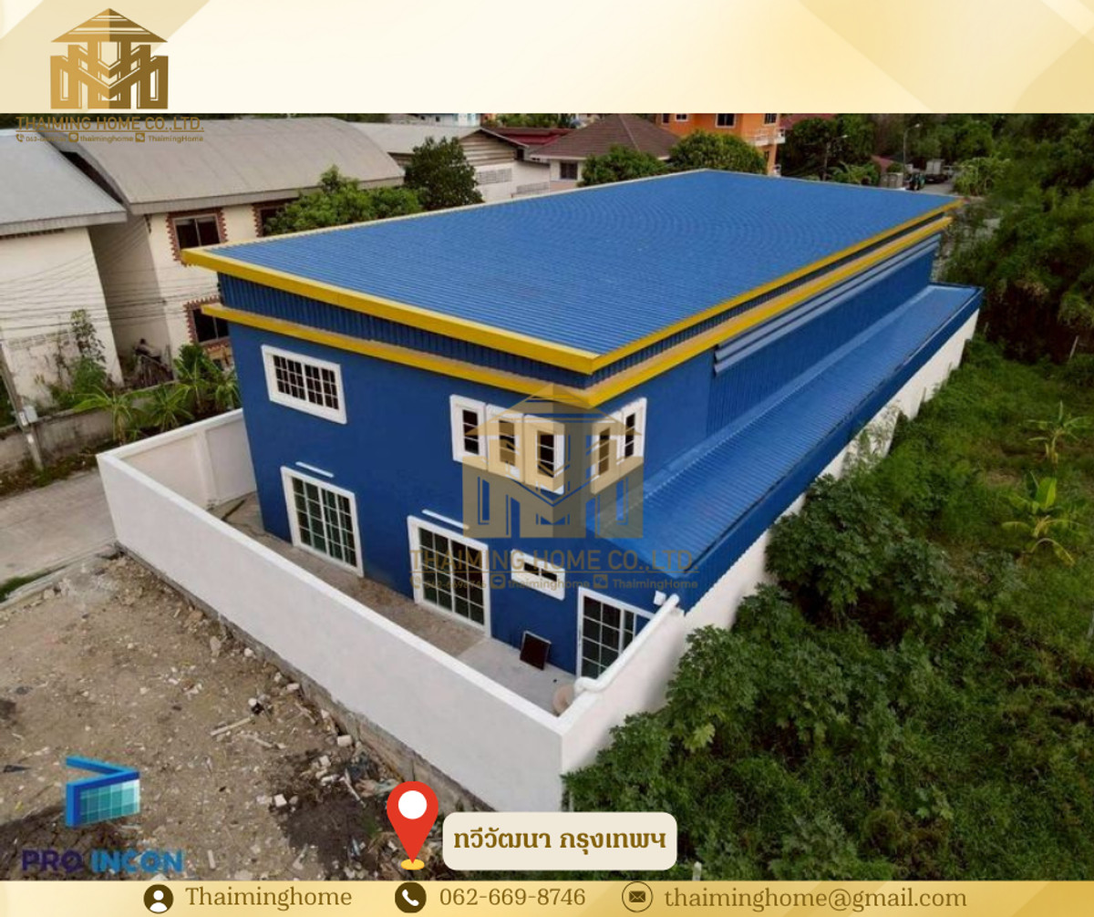 Warehouse for rent, 405 square meters, Thawi Watthana District, Bangkok (Property Code TW4-1390126) Warehouse for rent, 405 square meters, Thawi Watthana District, Bangkok (Property Code TW4-1390126)