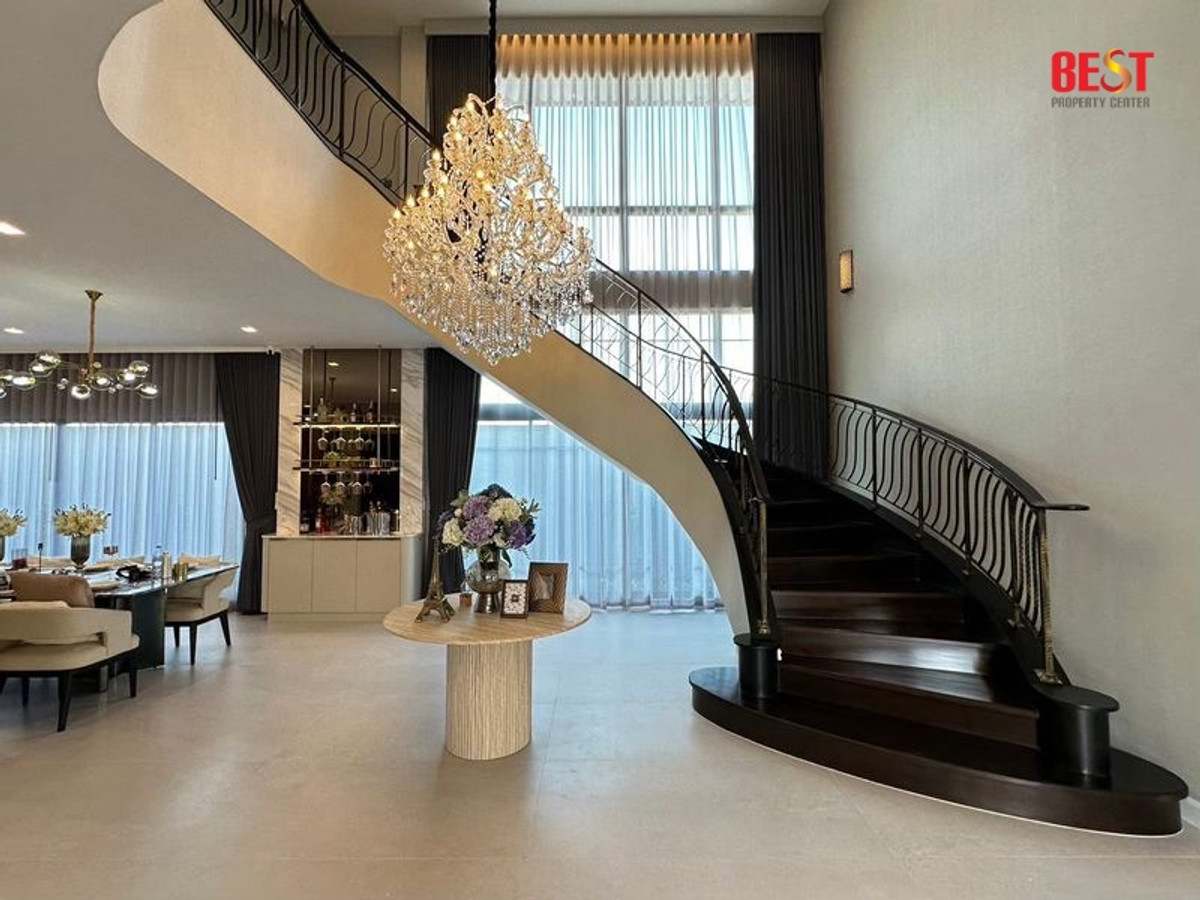 [FINAL CALL‼️For Rent]  Grand Bangkok Boulevard – Krungthepkreetha Firsthand, Newly Decorated, Garden Facing Unit, Ready to Move 