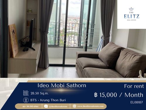 ✨ Smart Living! เช่า Ideo Mobi Sathorn ห้องฟังค์ชั่นครบ ดีไซน์ทันสมัย ตอบโจทย์คนทำงานรุ่นใหม่ 💕