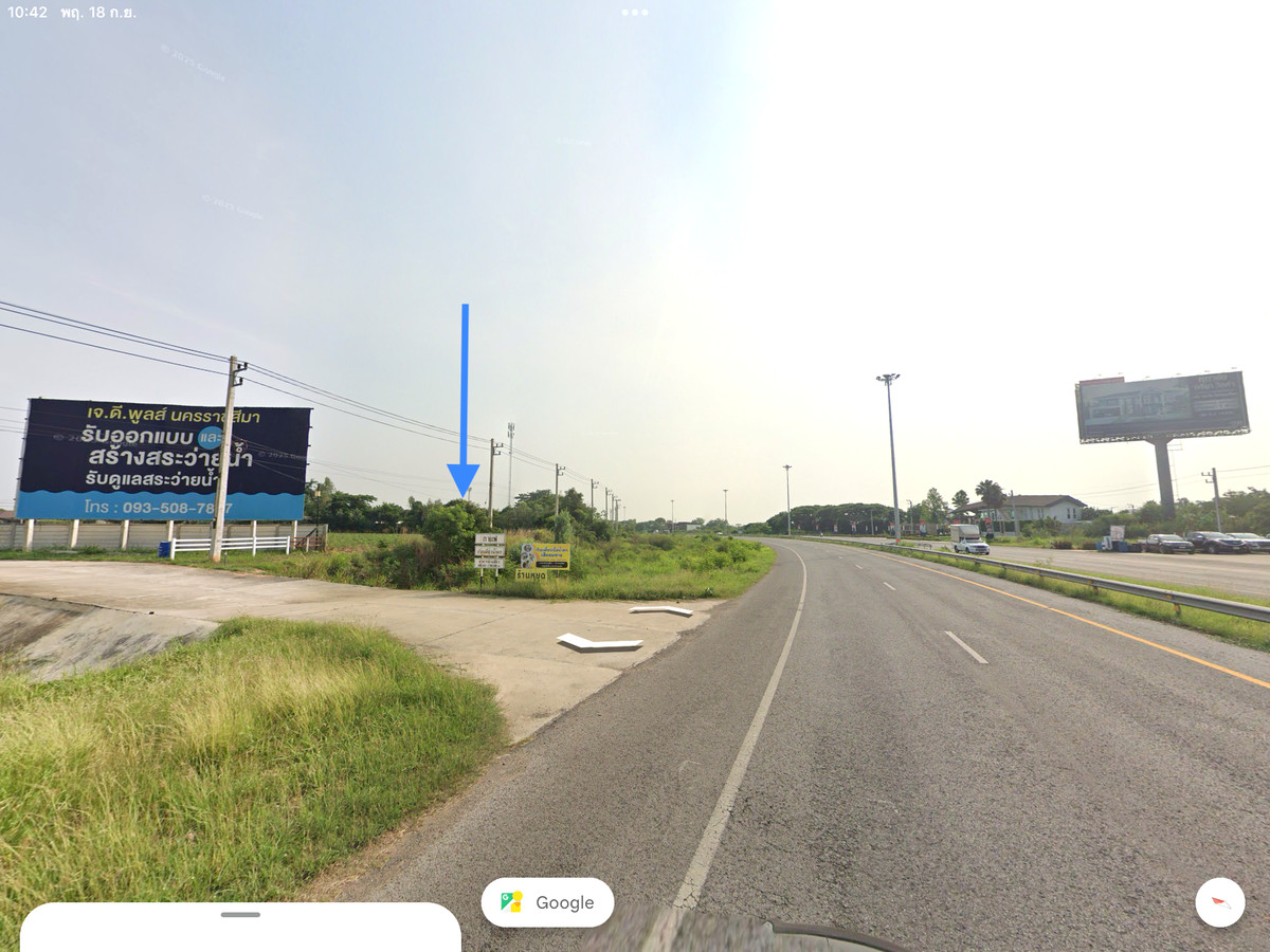 ขายที่ดินติดถนนบายพาส เลี่ยงเมือง เนื้อที่ 6-3-12ไร่ ตรงข้ามหมู่บ้านศุภาลัย ใกล้แม็คโคร ใกล้ดูโฮม ใกล้เขตอุตสาหกรรมสุรนารี ทำเลเหมาะพัฒนาเป็น อาคารพาณิชย์ โกดังคลังสินค้า  – รูปที่ 4