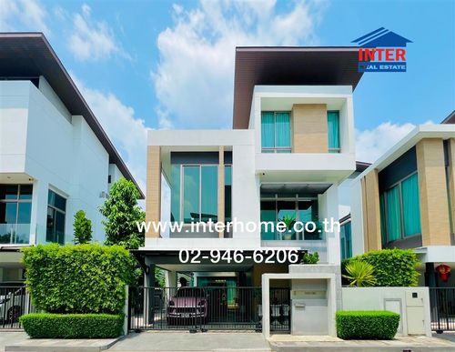 บ้านเดี่ยว 3 ชั้น 65.6 ตร.ว. หมู่บ้านเนอวานาบียอนด์ เกษตร-นวมินทร์ ถนนคลองลำเจียก ถนนนวลจันทร์ ถนนเกษตร-นวมินทร์ เขตบึงกุ่ม กรุงเทพมหานคร