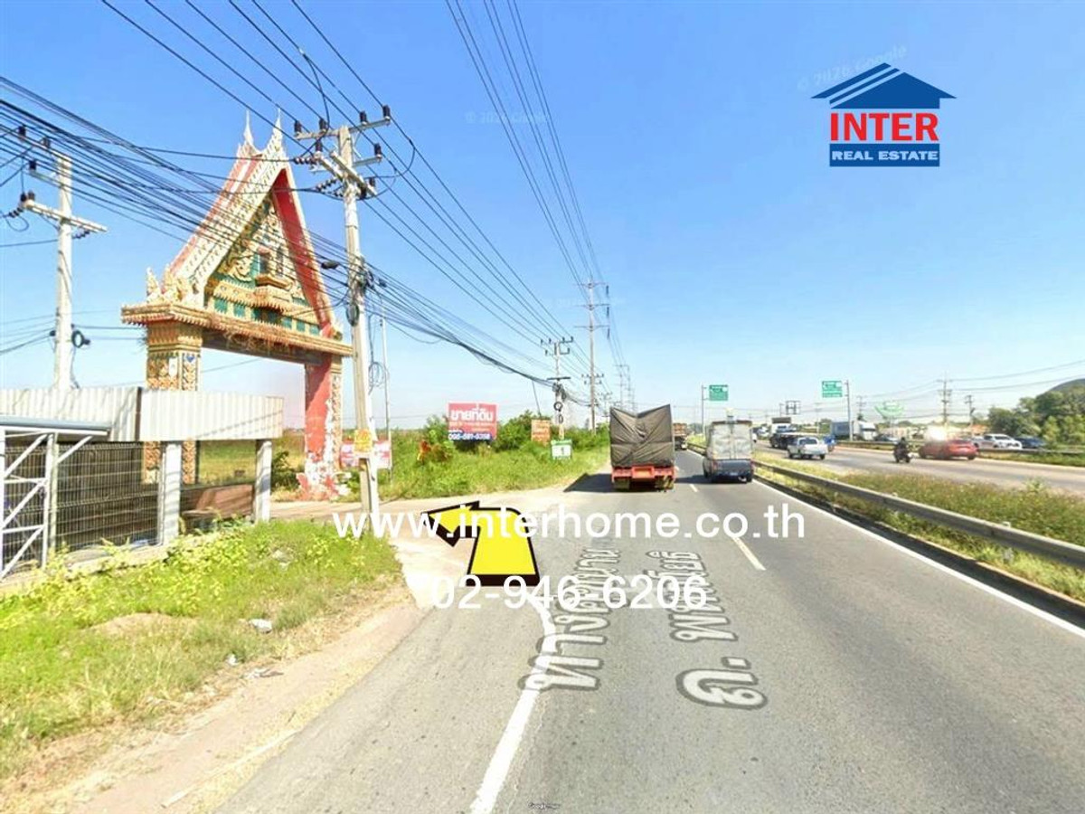 ที่ดินเปล่า 1 ไร่ ที่ดินเปล่า ใกล้วัดน้อมประชาสรรค์ (พระอาจารย์แจ้) ถนนหมายเลข อย.1023 ถนนคู่ขนานถนนพหลโยธิน วังน้อย พระนครศรีอยุธยา – รูปที่ 4
