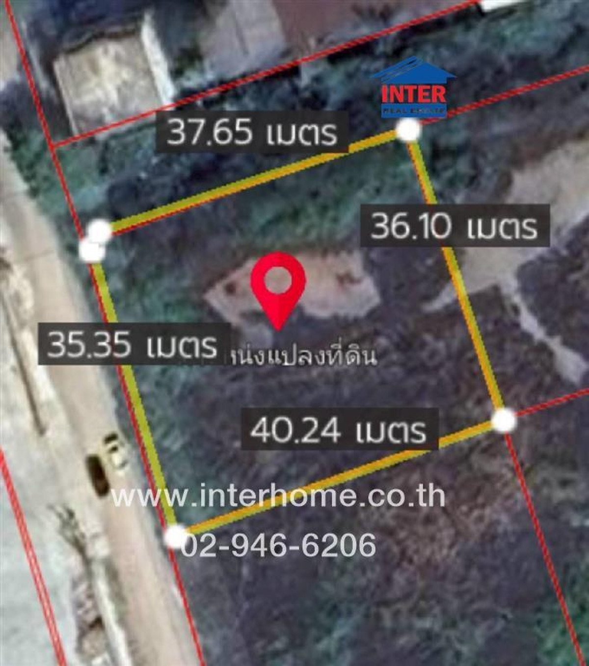 ที่ดินเปล่า 425.4 ตร.ว. ที่ดิน ถนนทางเลี่ยงเมืองบ้านแพ้ว ถนนพระราม2 ถนนทางเลี่ยงเมืองบ้านแพ้ว เมืองสมุทรสาคร สมุทรสาคร – รูปที่ 2