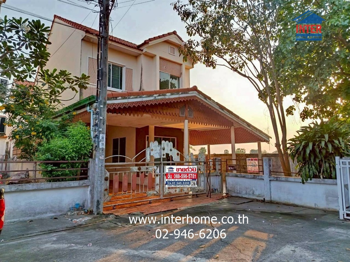 บ้านเดี่ยว 2 ชั้น 41.8 ตร.ว. หมู่บ้านนันทวัน10 ใกล้แม็คโครหนองจอก ซอยเลียบวารี37 ถนนเลียบวารี เขตหนองจอก กรุงเทพมหานคร – รูปที่ 2