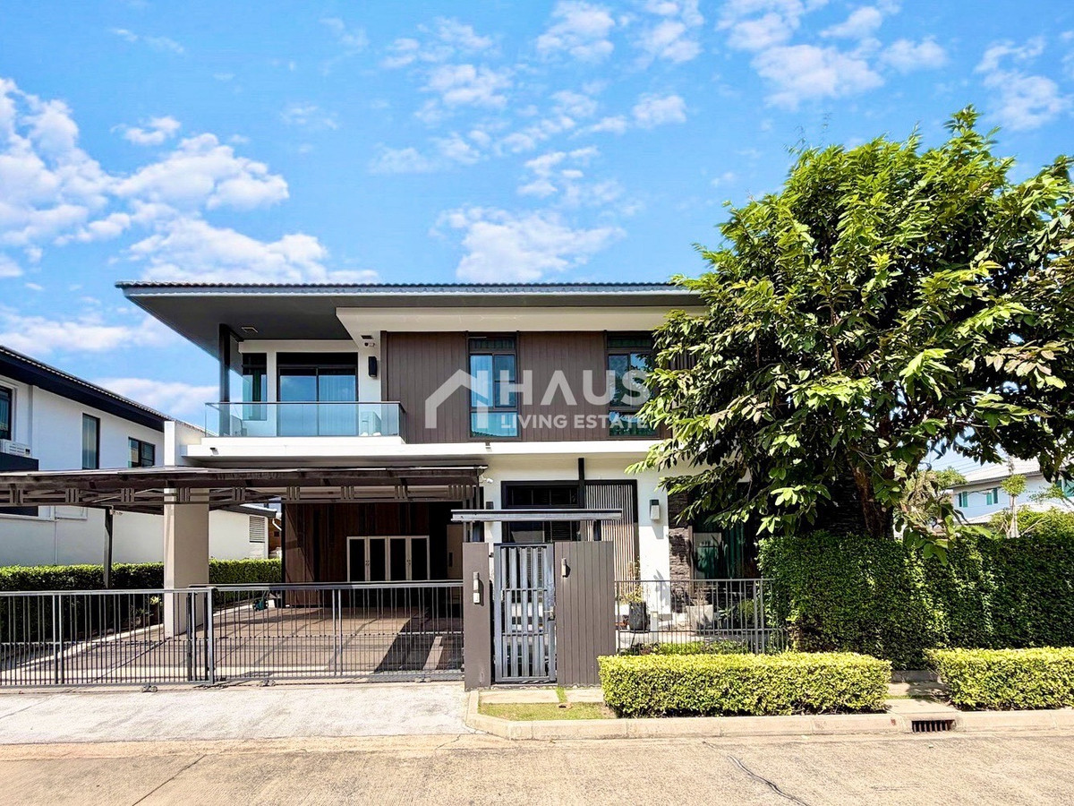 Cheapest in the project, house 100 square wah, corner house, has space for expansion 🔥 Single house for sale Mantana Kalapapruek - Wongwaen 🔥 Mantana Kalapapruek - Wongwaen / 4 bedrooms #HKCP040
