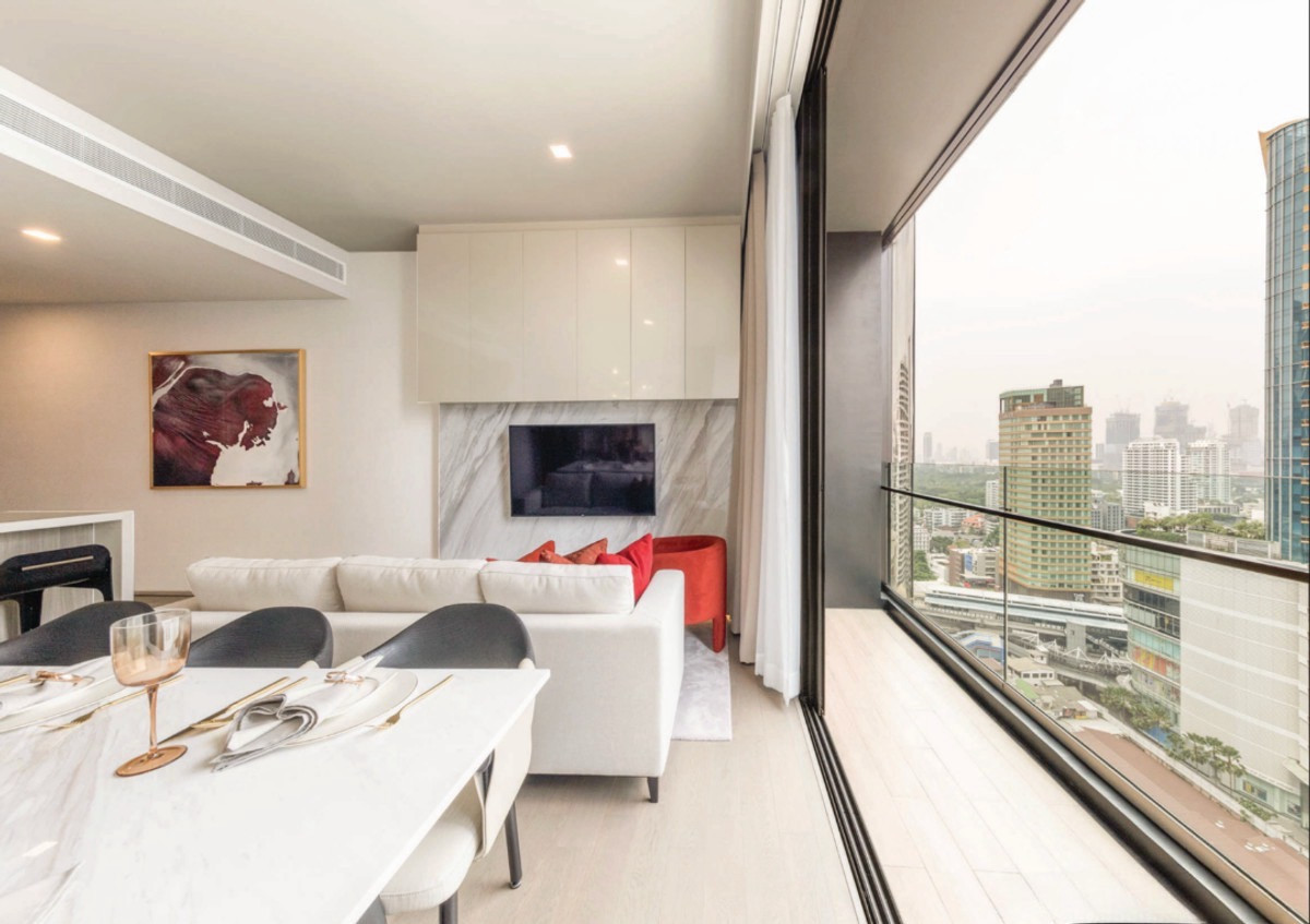 Rental : Celes Asoke • 2 Bedroom 2 Bathroom • Size : 86 S.qm • 24 Floor  – รูปที่ 3