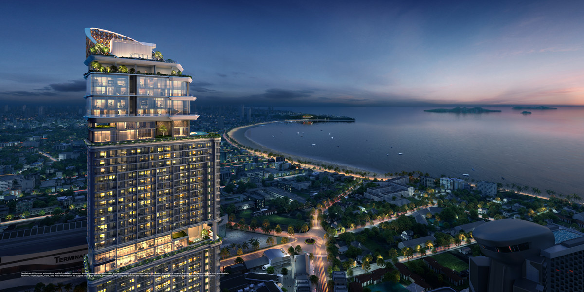 🎈โครงการ วันซ์ วงศ์อำมาตย์ ONCE WONGAMAT 3ห้องนอน 3ห้องน้ำ Pattaya Bay view ขนาด 123.45 ตร.ม. Fully Furnished ✅ราคาขาย 36.12 ล้านบาท – รูปที่ 2