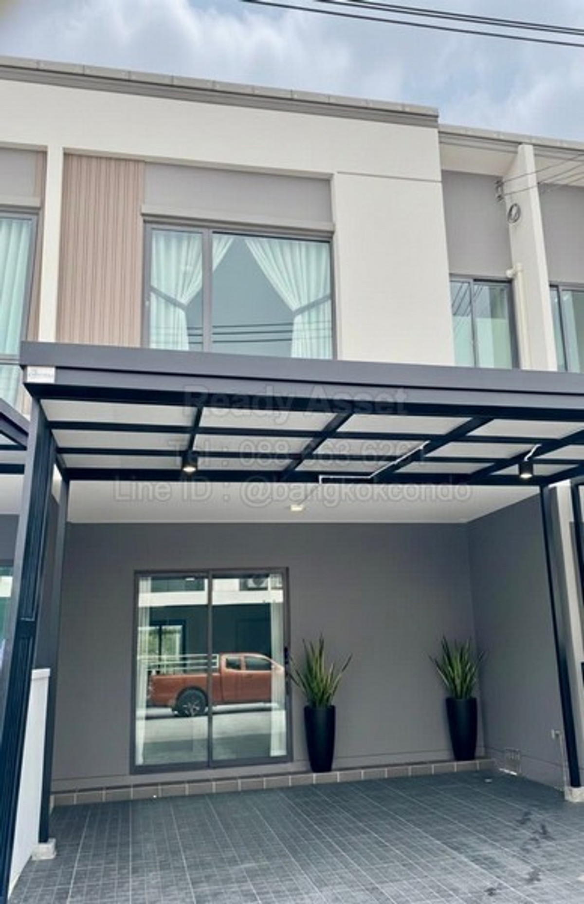 HR6901-0001 ให้เช่าทาวน์เฮ้าส์ 2 ชั้น พลีโน่ สุขุมวิท บางนา 3 สไตล์ Modern 3 ห้องนอน 2 ห้องน้ำ ติด Mega Bangna