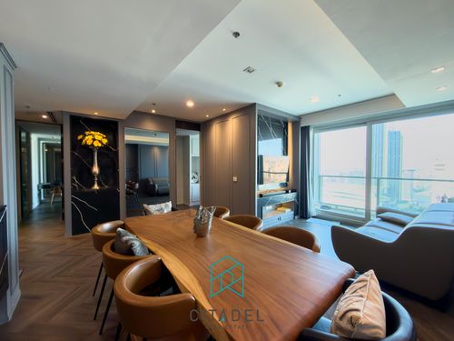  The River by Raimon Land - High Floor, Luxury 2 Beds Condo for Rent Facing IconSiam!