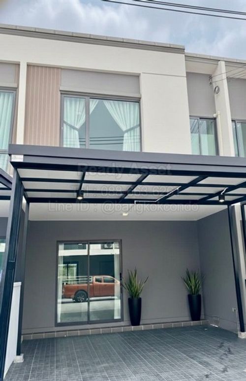 HR6901-0001 ให้เช่าทาวน์เฮ้าส์ 2 ชั้น พลีโน่ สุขุมวิท บางนา 3 สไตล์ Modern 3 ห้องนอน 2 ห้องน้ำ ติด Mega Bangna