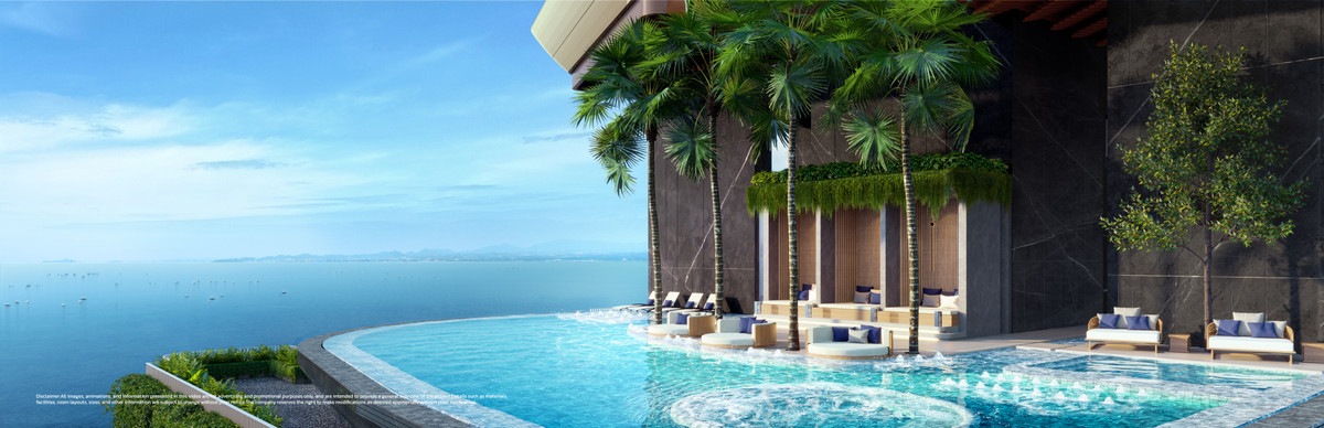 🎈โครงการ วันซ์ วงศ์อำมาตย์ ONCE WONGAMAT 2ห้องนอน 2ห้องน้ำ Wongamat Bay view ขนาด 88.11 ตร.ม. Fully Furnished ✅ราคาขาย 19.44 ล้านบาท – รูปที่ 3