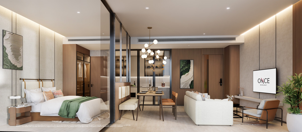 🎈โครงการ วันซ์ วงศ์อำมาตย์ ONCE WONGAMAT 1ห้องนอน 1ห้องน้ำ Wongamat Bay view ขนาด 34.30 ตร.ม. Fully Furnished ✅ราคาขาย 7.16 ล้านบาท – รูปที่ 3