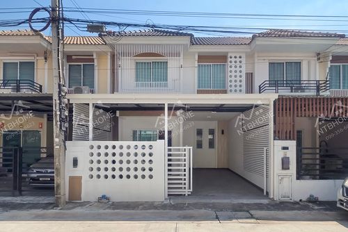 Pruksa Town Ratchaphruek, fully renovated, ready to move in, next to the main road, near Rama 5 roundabout.