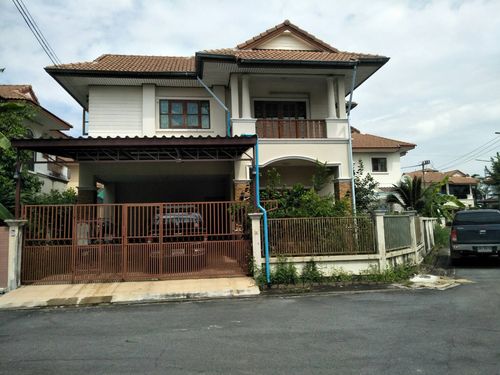 ขายบ้านเดี่ยว ม.นาราวดี พุทธมณฑลสาย 4 แปลงมุม หลังใหญ่ ที่ดิน 72.3 ตรว.