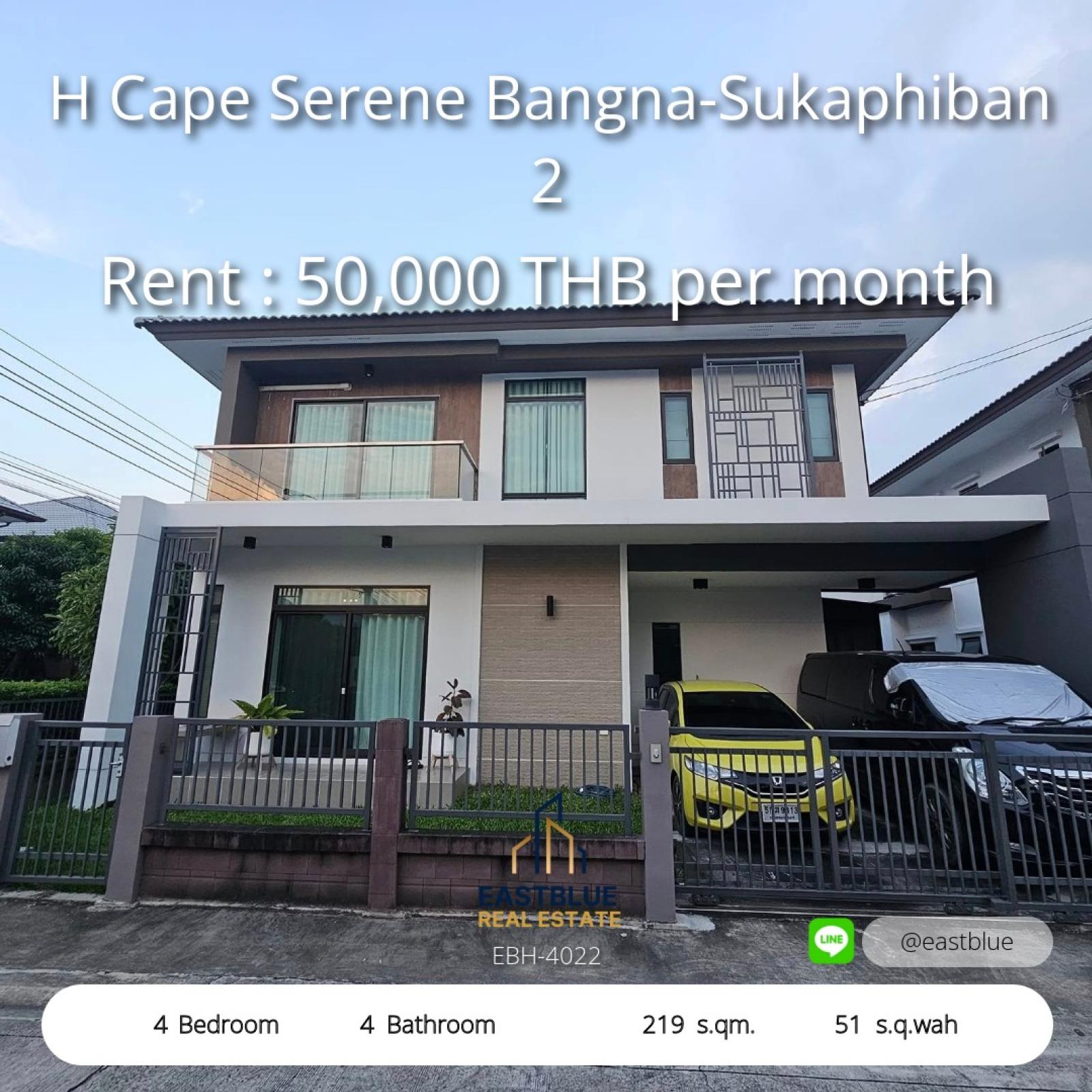 Spacious 4-Bed Townhome in Bangna – Ready to Move In
Pet-Friendly Corner Unit with Cool North-Facing Front Yard
Modern 4-Bedroom Home with Large 219 sqm Living Space
Live Comfortably in Serene Suvarnabhumi – Rent at 50,000 THB/mo 0642748883 Spacious 4-Bed Townhome in Bangna – Ready to Move In
Pet-Friendly Corner Unit with Cool North-Facing Front Yard
Modern 4-Bedroom Home with Large 219 sqm Living Space
Live Comfortably in Serene Suvarnabhumi – Rent at 50,000 THB/mo 0642748883