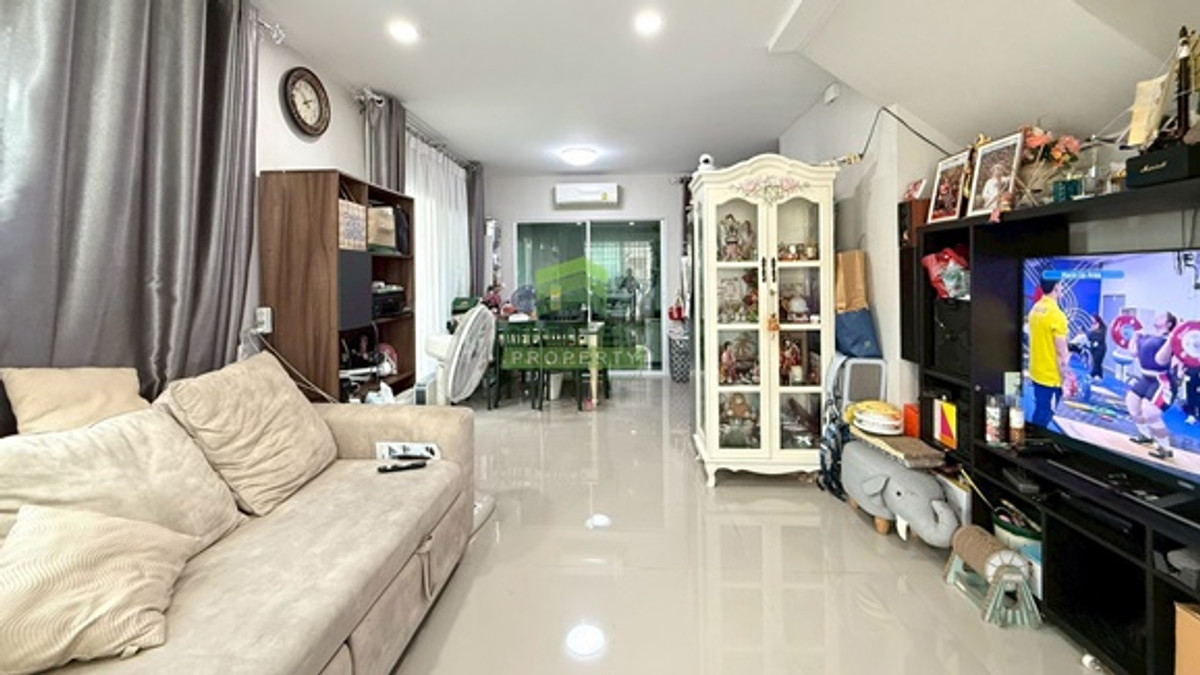 2-story townhome for sale, Modi Villa Rangsit 2 Village, Modi Villa Rangsit2, area 25.40 sq m, edge plot, beautifully decorated, ready to move in, convenient travel. – รูปที่ 2