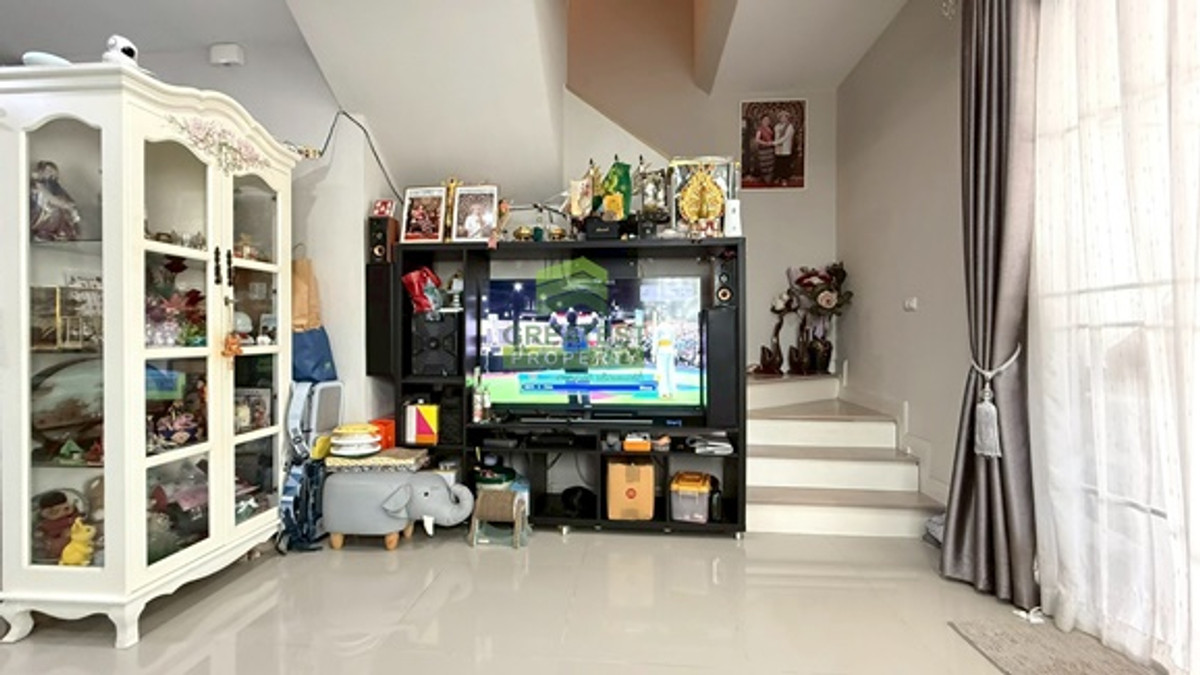2-story townhome for sale, Modi Villa Rangsit 2 Village, Modi Villa Rangsit2, area 25.40 sq m, edge plot, beautifully decorated, ready to move in, convenient travel. – รูปที่ 4