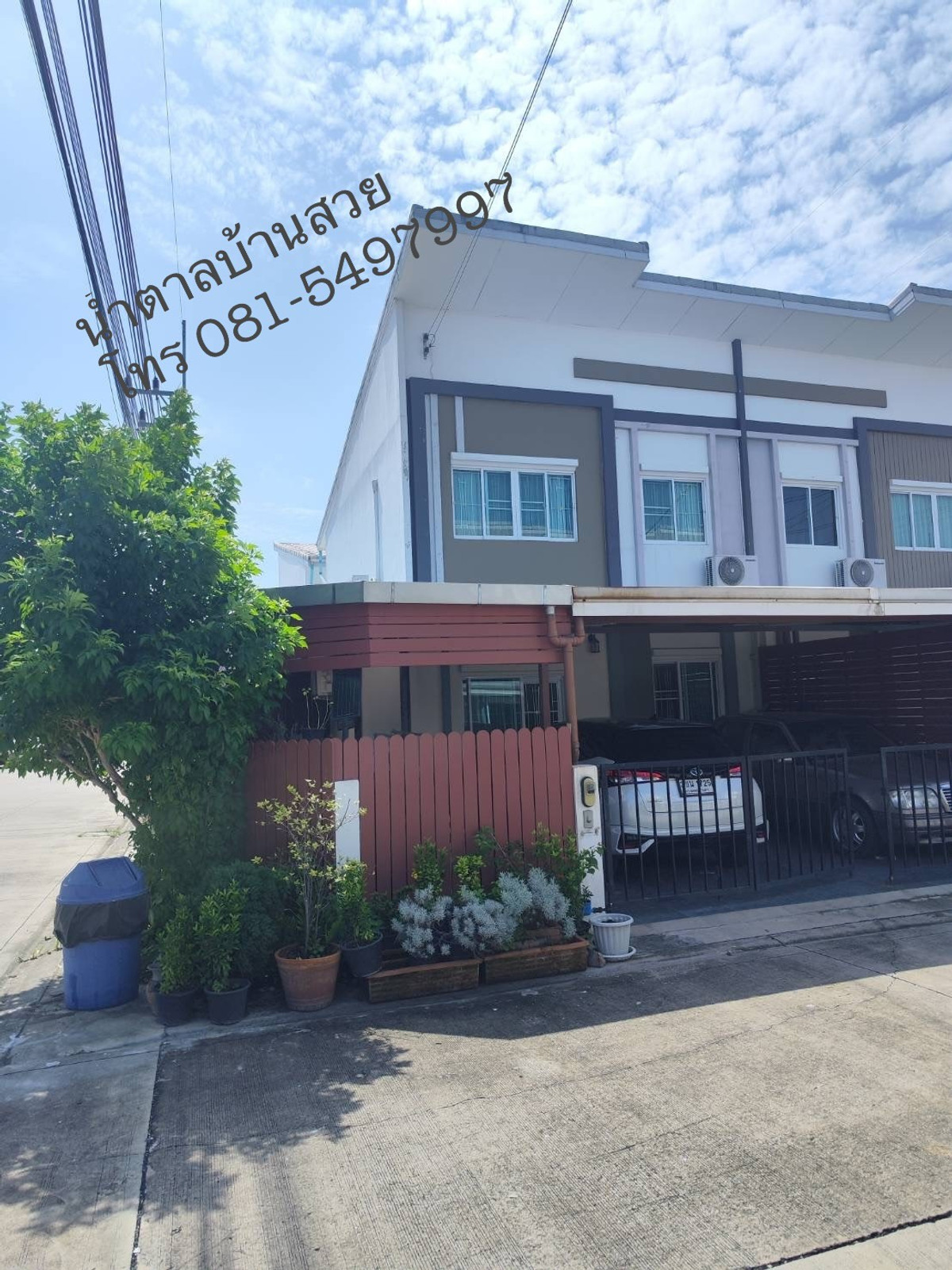 Urgent sale townhome, corner house on Main Road, Lalin Town Laio Village, Rangsit Khlong 2. – รูปที่ 2