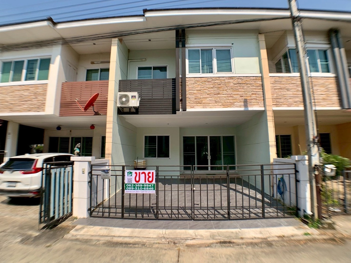 Cheap sale, large 2-story townhouse, The Living Rangsit-Tiwanon, 3 bedrooms, 3 bathrooms, 27.4 sq m. – รูปที่ 2