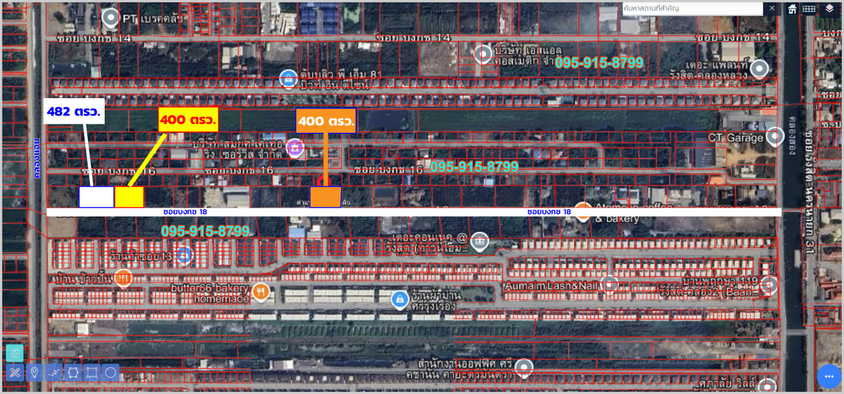 It has arrived. 3 beautiful plots of land, cheap price, good location, Bongkot 18, Khlong 2, Khlong Luang District, Pathum Thani. It has arrived. 3 beautiful plots of land, cheap price, good location, Bongkot 18, Khlong 2, Khlong Luang District, Pathum Thani.
