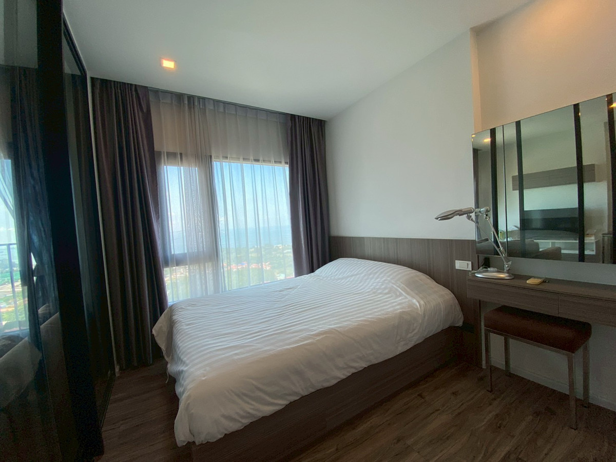 94879 - Condo for rent, Knightsbridge The Ocean Sriracha, fully furnished + electrical appliances, size 35 sq m, sea view, 21st floor.