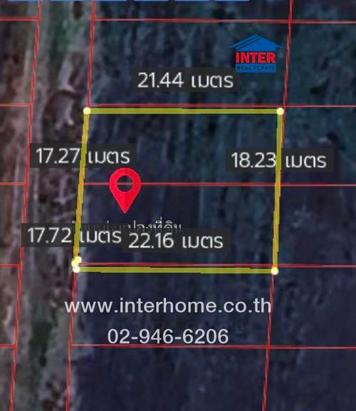 ที่ดินเปล่า 100 ตร.ว. ที่ดินเปล่า ใกล้โรงเรียนผดุงอิสลาม ถนนรังสิต-นครนายก ถนนตลาด องครักษ์ นครนายก