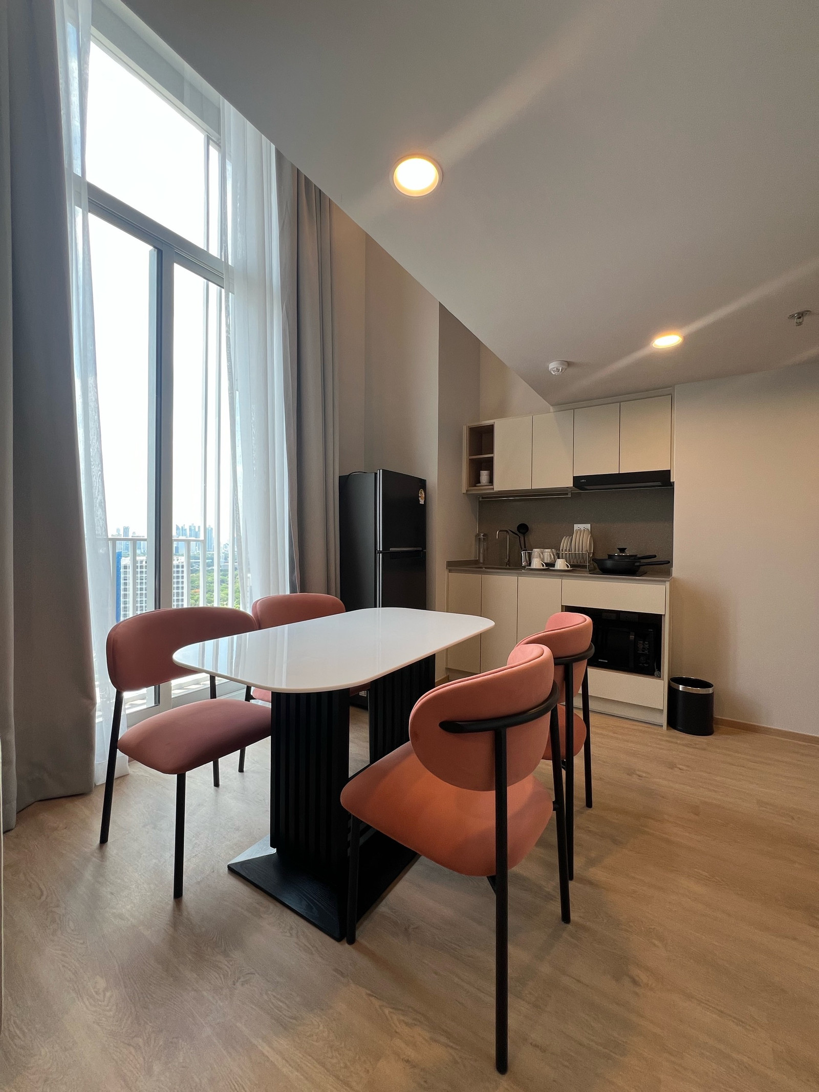 For rent, 2 bedrooms, 2 bathrooms, large size 66.5 sq m., beautifully decorated, Culture Chula, call 062-339-3663. – รูปที่ 3