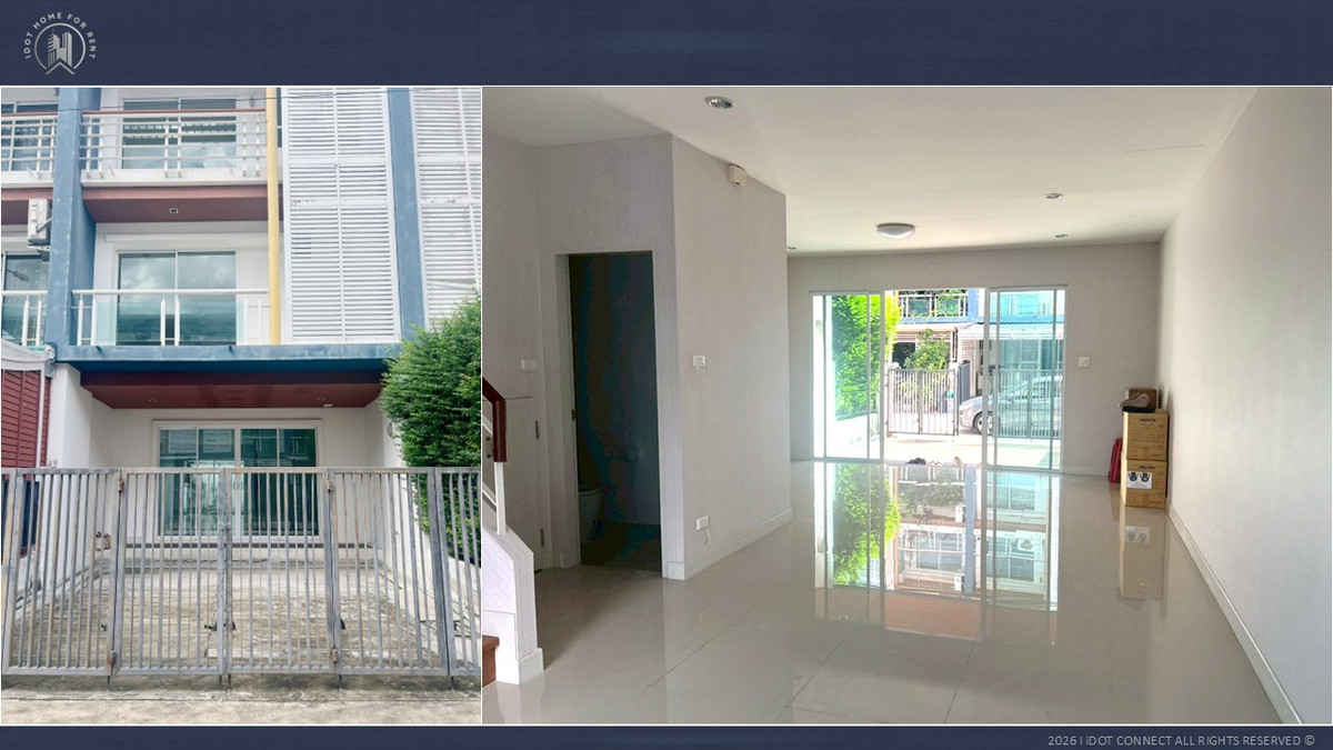Rent 3-Story Town Home near the Red Line SRT Lak Si - Kheha. – รูปที่ 3