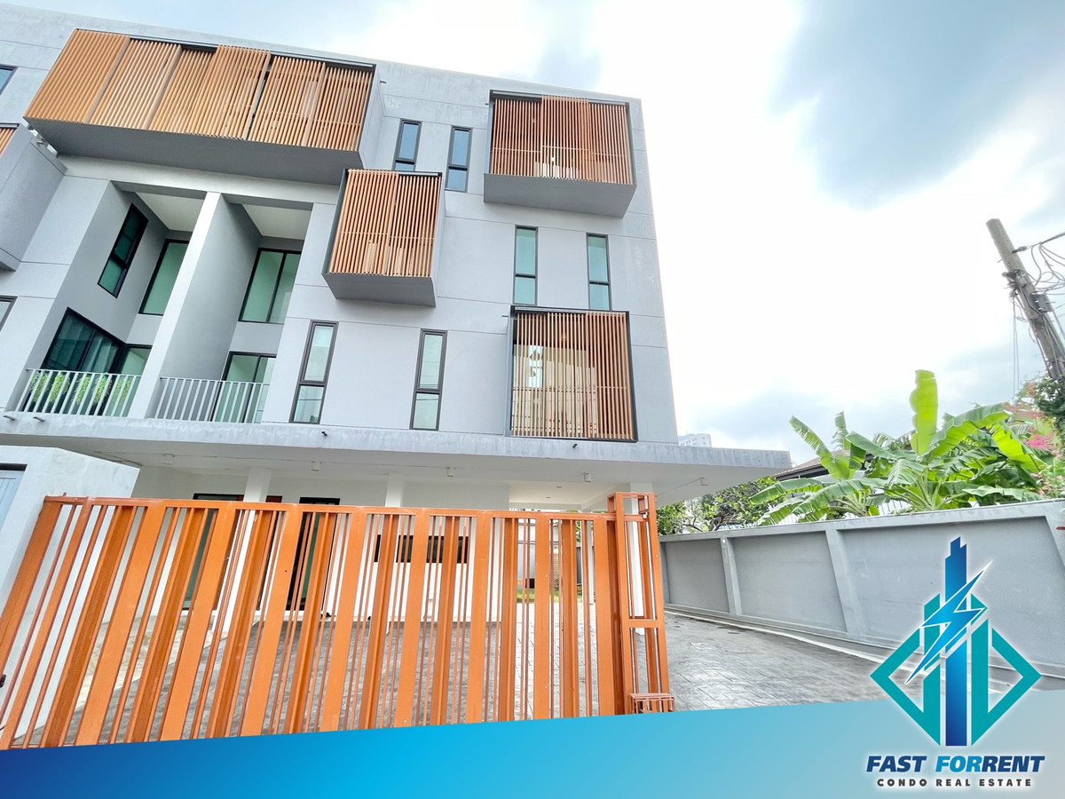 🔥🔥30971🔥🔥 ให้เช่าHome office 4 ชั้นให้เช่า บ้านแฝด ตกแต่งใหม่ ซอยรัชดา 32🌐LINE ID : @fastforrentcondo