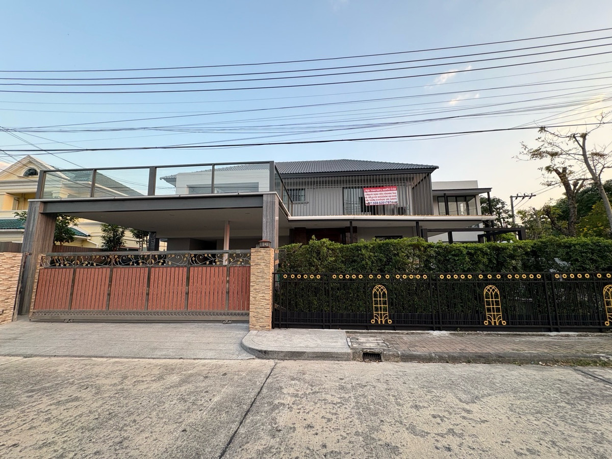 ให้เช่าบ้านเดี่ยวหลังมุม Perfect Place ราม 164 ใกล้รร. RIS เพียง 400 เมตร