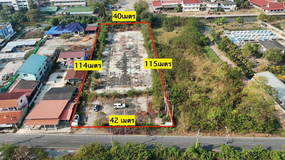 ขายที่ดิน 3 ไร่ ผังสีม่วง แปลงสวย ติดถนนใหญ่ เหมาะทำโรงงาน  – รูปที่ 2