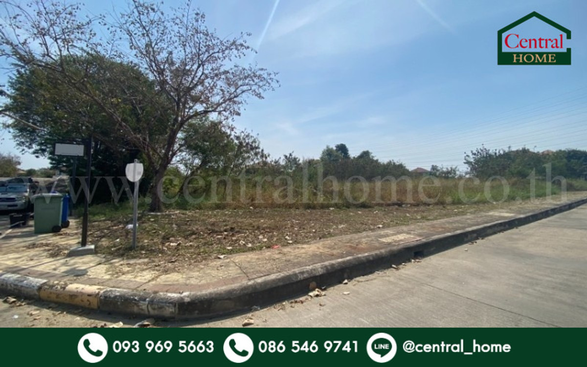 Empty land, already filled, 308.9 sq m, Garden Laguna Village - Chachoengsao, corner plot.