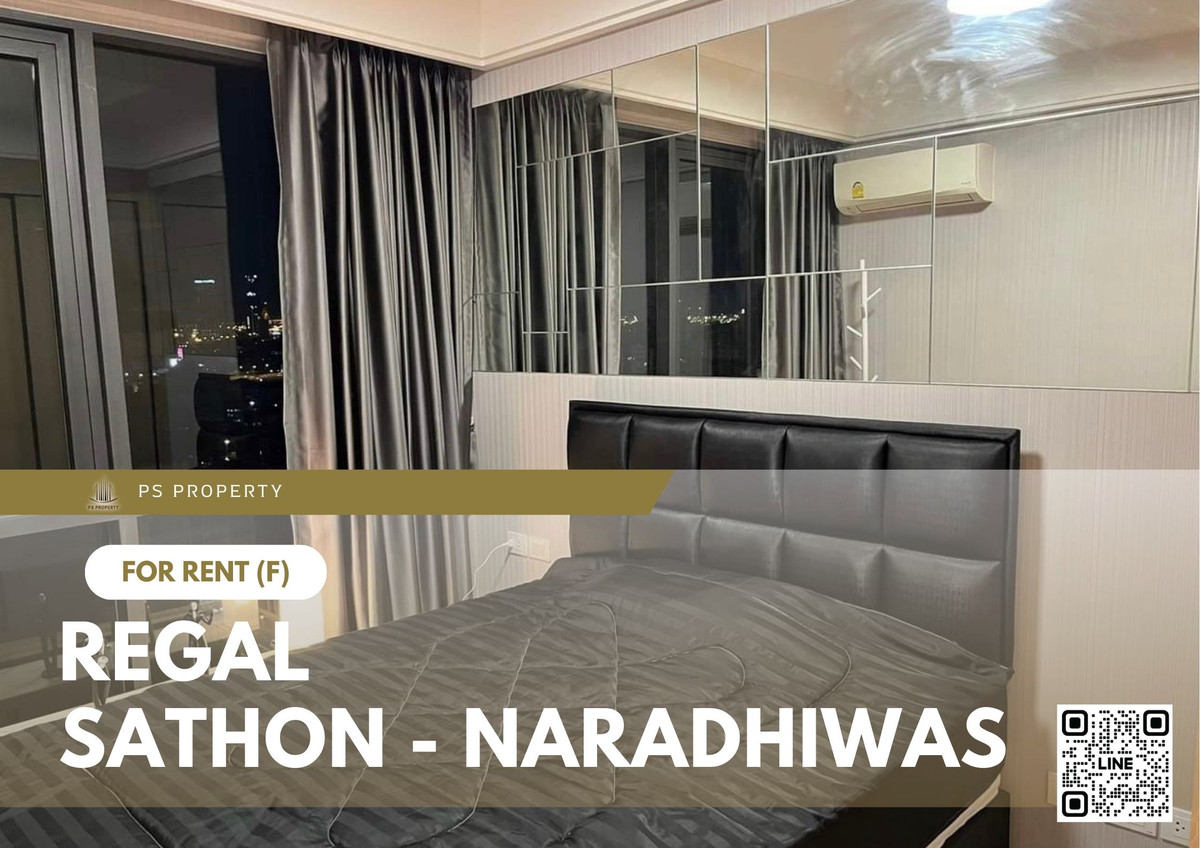For Rent 🔥 Regal Sathon - Naradhiwas 🔥 Fully furnished and equipped with appliances. Near BTS Chong Nonsi. For Rent 🔥 Regal Sathon - Naradhiwas 🔥 Fully furnished and equipped with appliances. Near BTS Chong Nonsi.