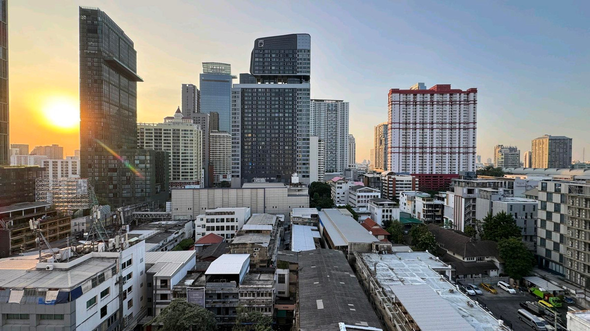 Studio room for rent, 30 sq m, cold room, convenient travel, near BTS Ratchathewi. – รูปที่ 3