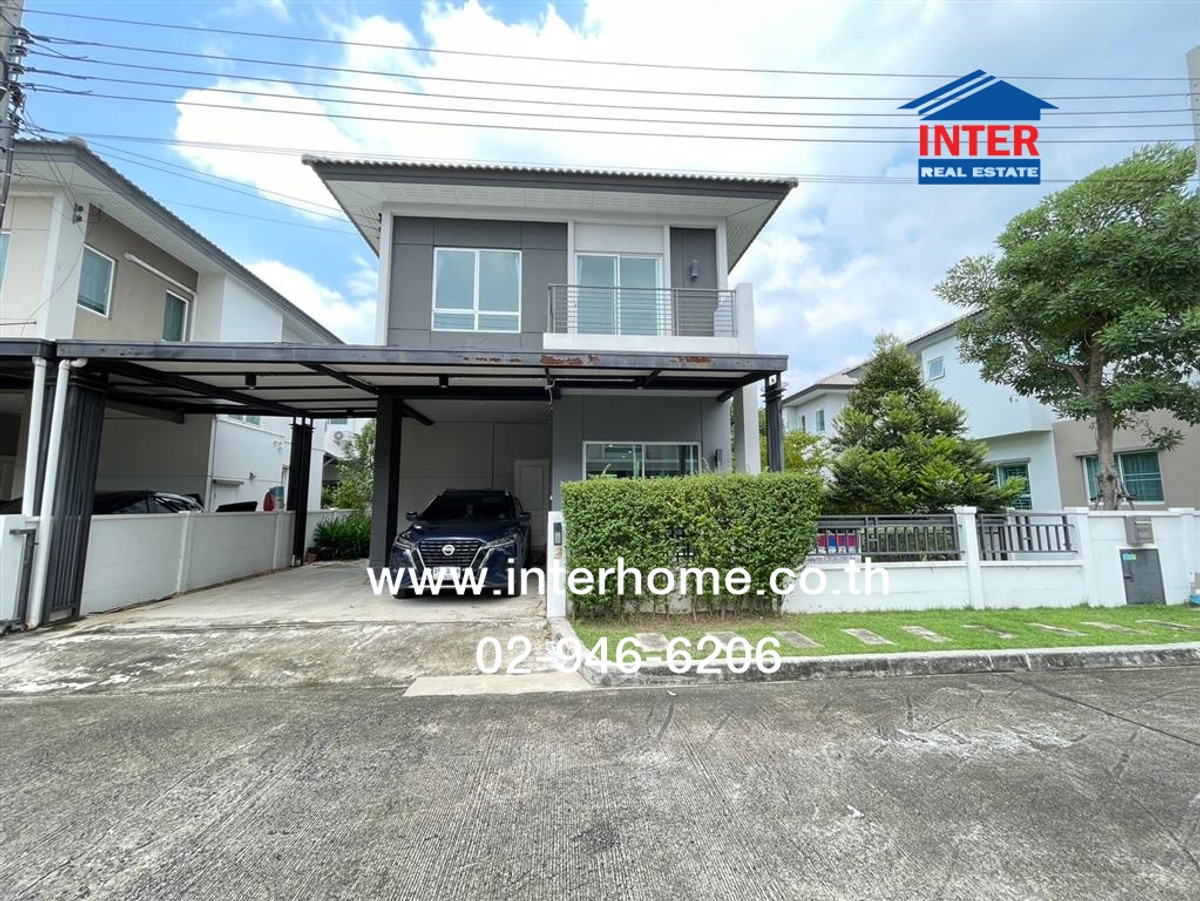 บ้านเดี่ยว 2 ชั้น 50 ตร.ว. หมู่บ้านเซนโทร เวสต์เกต ใกล้รถไฟฟ้าสายสีม่วง คลองบางไผ่ ถนนเลียบคลองบางไผ่ ถนนกาญจนาภิเษก บางบัวทอง นนทบุรี – รูปที่ 3