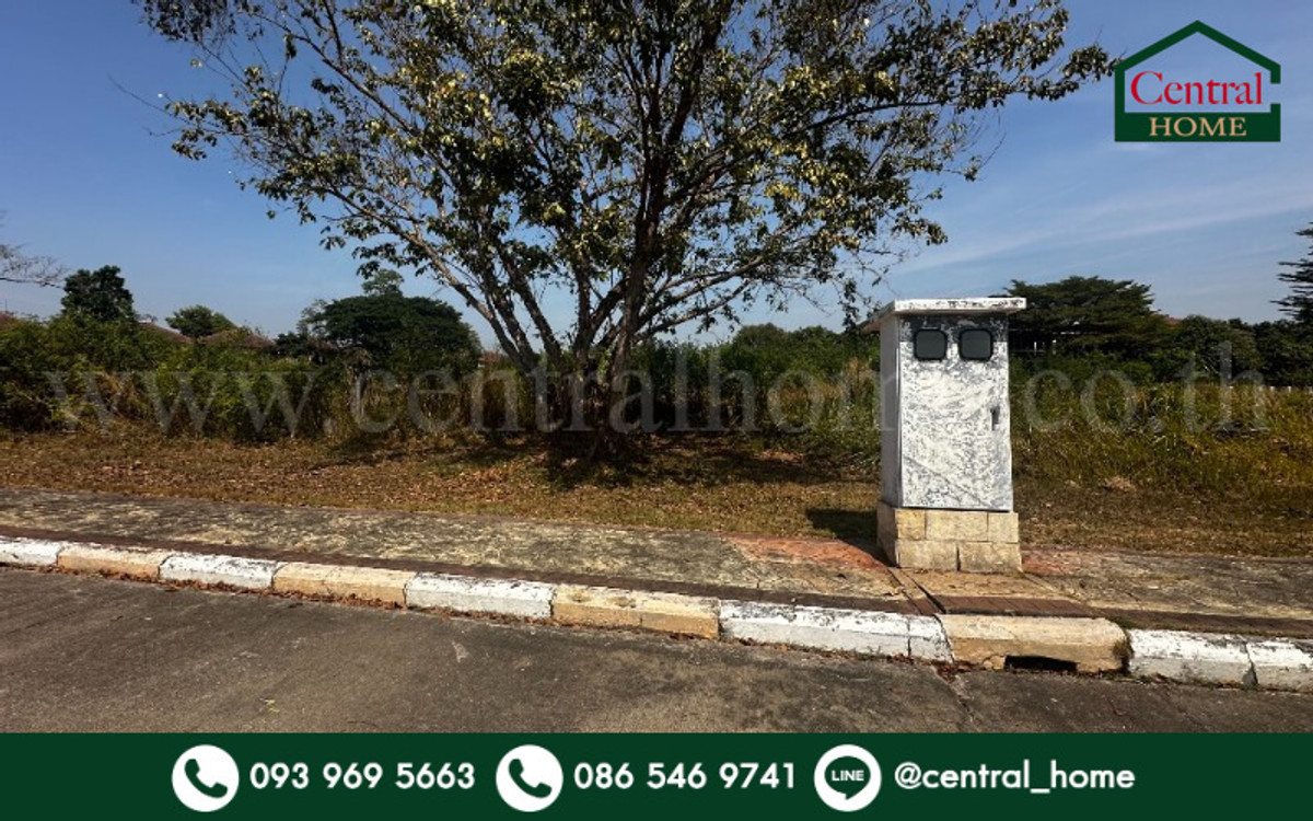 Empty land, already filled, 106.7 sq m, Garden Laguna Village - Chachoengsao, main road, next to the lake.