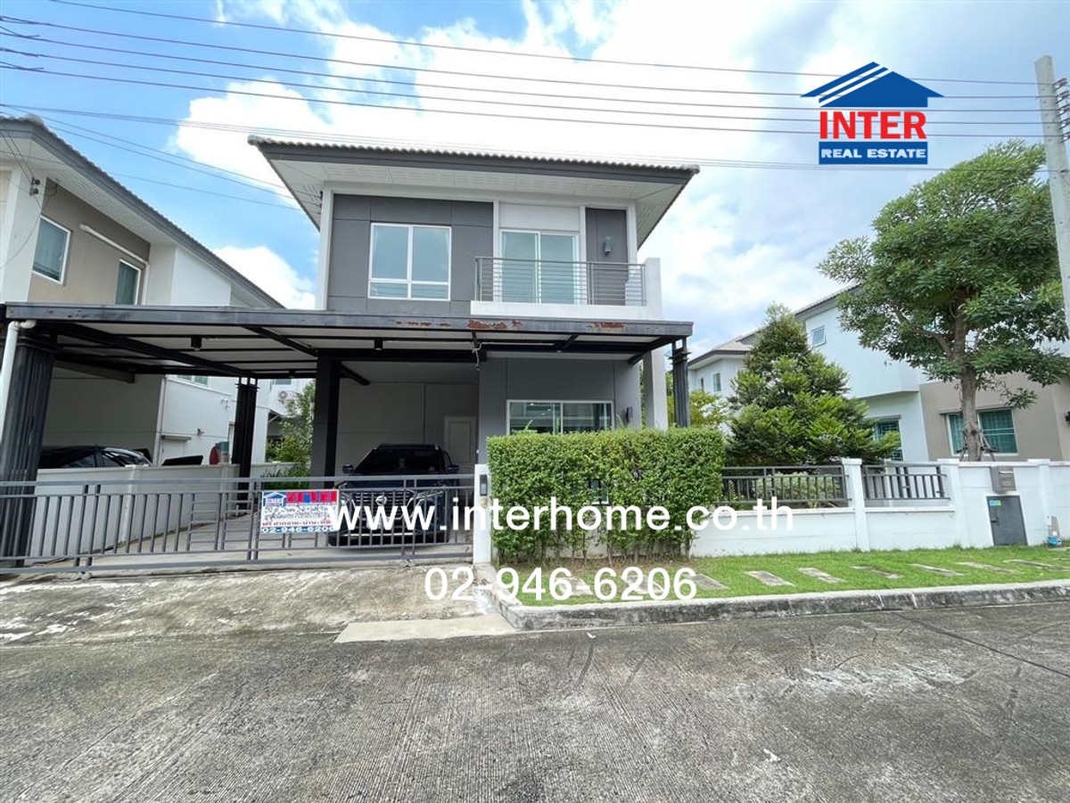 บ้านเดี่ยว 2 ชั้น 50 ตร.ว. หมู่บ้านเซนโทร เวสต์เกต ใกล้รถไฟฟ้าสายสีม่วง คลองบางไผ่ ถนนเลียบคลองบางไผ่ ถนนกาญจนาภิเษก บางบัวทอง นนทบุรี – รูปที่ 4