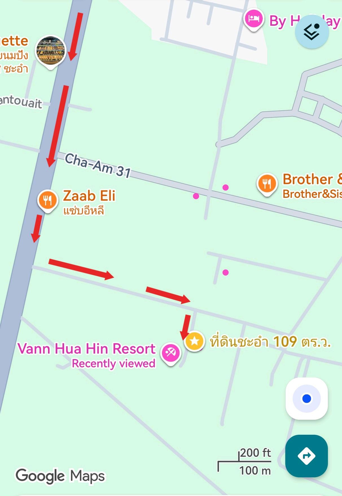 💥 Land for sale 109 sq m, Cha-am District, Phetchaburi Province (400 m., Phetkasem Road, Cha-am Beach side) – รูปที่ 4