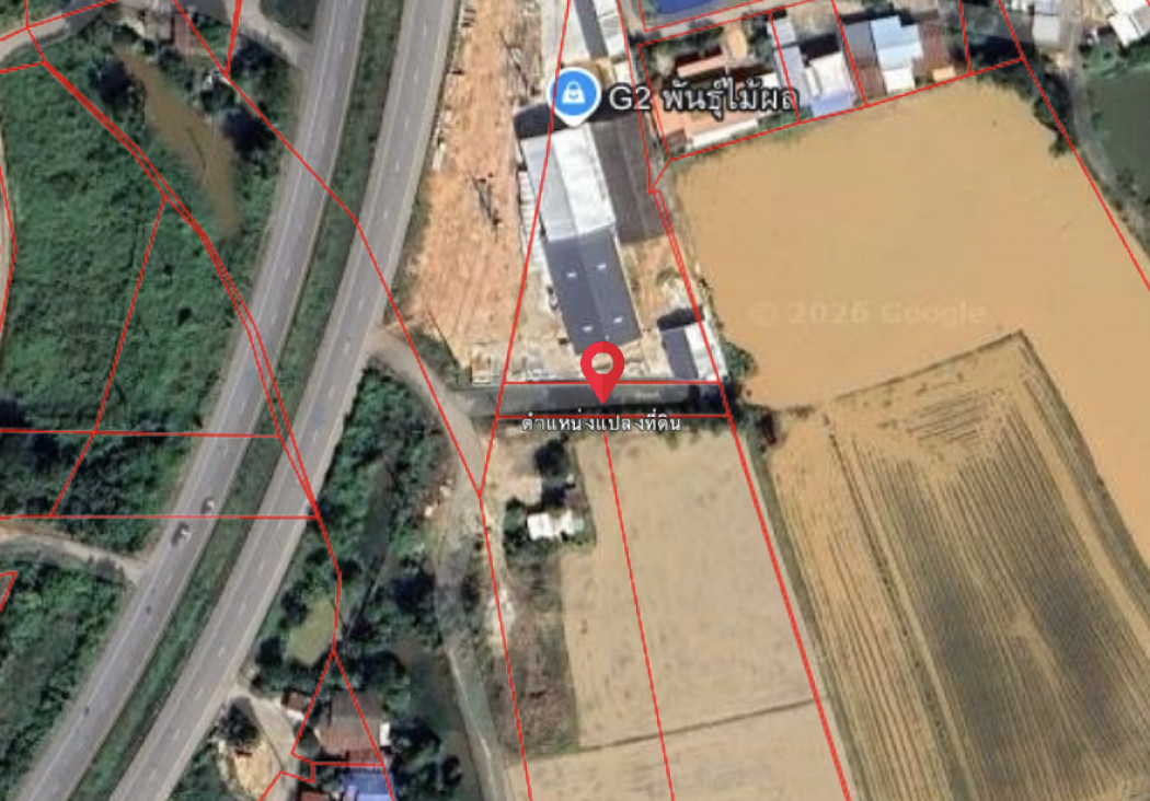 Land for sale, 35 rai 3 ngan 20 square wah, located on the Phitsanulok bypass road, opposite Phitsanulok University. – รูปที่ 2
