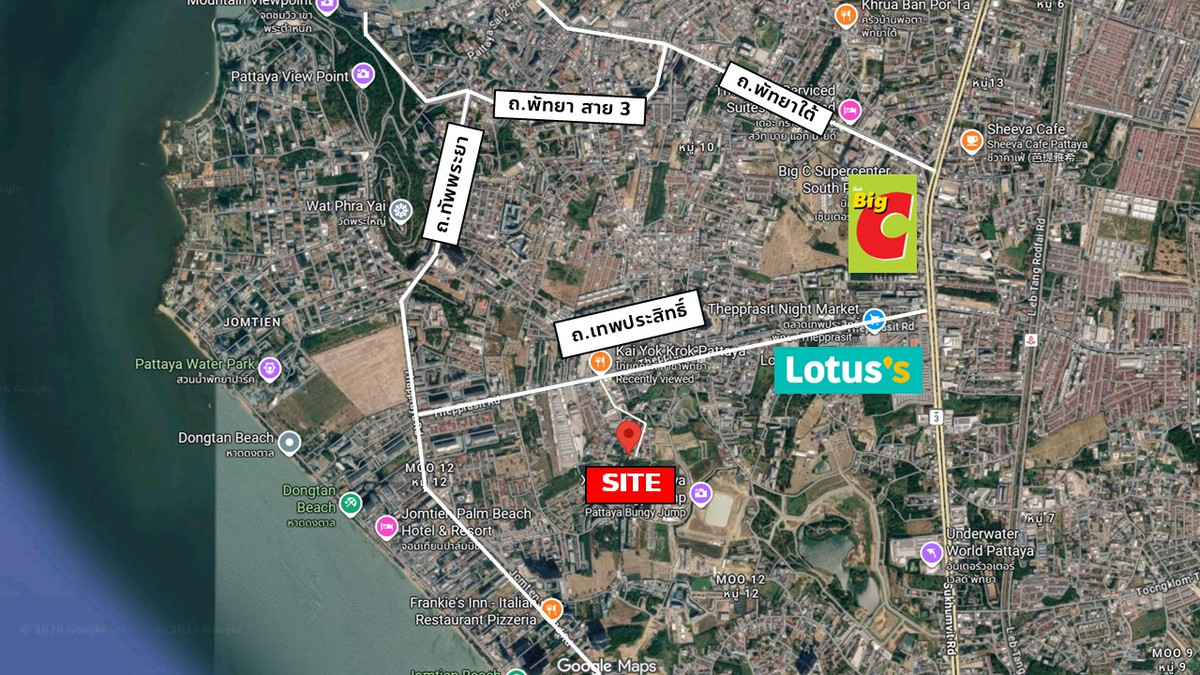 ขายที่ดินหลุดตลาด เทพประสิทธิ์ 11 พัทยาใต้ 96.8 ตร.วา โซนชุมชนจริง เพียง 2.59 ล้าน ราคานี้แทบไม่เปิดขาย – รูปที่ 4