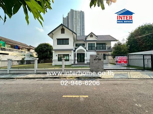 2-story detached house, 108 sq m, Krisada Nakhon Village 10, near Central Westgate, Rattanathibet Road. Kanchanaphisek Road, Bang Yai, Nonthaburi